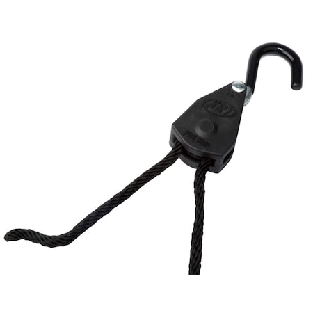 Progrip Cargo Control ProGrip 1/4 in. W X 8 ft. L Black Particle Rope Lock Tie Down 402400